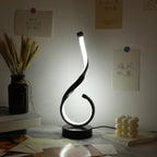 Lámpara de mesa decorativa de hierro – luz regulable USB para escritorio y dormitorio