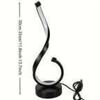 Lámpara de mesa decorativa de hierro – luz regulable USB para escritorio y dormitorio
